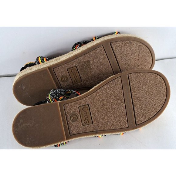 Womens Sam Edelman Circus Sandals Athena Slingback Bungee Cord Espadrilles 6 - Picture 5 of 5